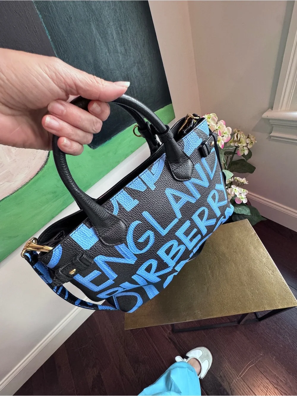 RARE BURBERRY GRAFFITI BANNER BAG‼️ Limited edition